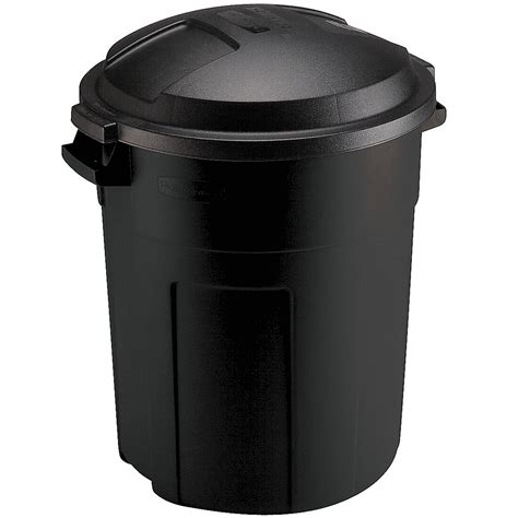 Best Rubbermaid Roughneck 50 Gallon Wheeled Trash Can With Lid Home
