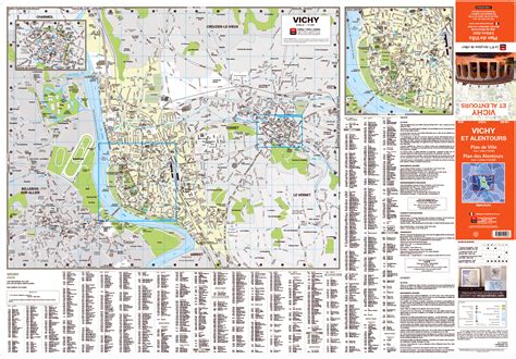 Plan De Ville De Vichy Allier Réalisé Par Latelier Blay Foldex