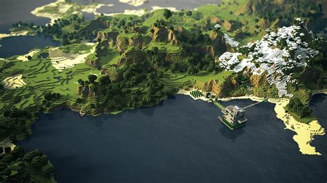 Minecraft Landscape Wallpaper 4k 1920x1080 Download Hd Wallpaper