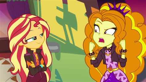 2587626 Safe Screencap Adagio Dazzle Sunset Shimmer Equestria