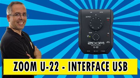 Zoom U 22 Interface De áudio Usb Youtube