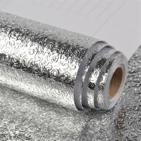 Check out our contact paper kitchen selection for the very best in unique or custom, handmade pieces from our wallpaper shops. Self Adhesive Aluminum Foil Surface Covering For Kitchen Cabinets Draws Worktops Backsplash Wipe ...