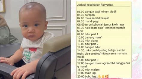 Ternyata Ini Jadwal Padat Keseharian Rayyanza Dari Bangun Sampai Tidur