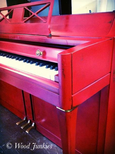 Piano Painted Using Annie Sloan Chalk Paint Emperors Silk With Dark