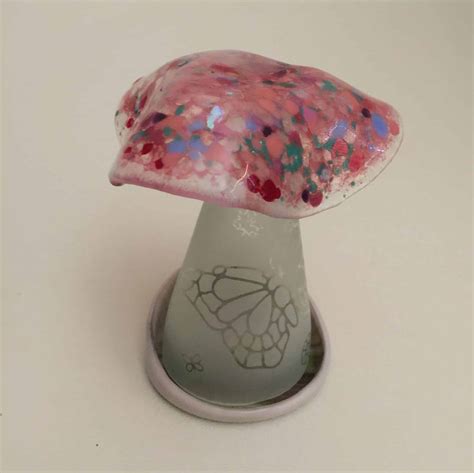 Fused Glass Mushrooms Elegant Fused Glass By Karen