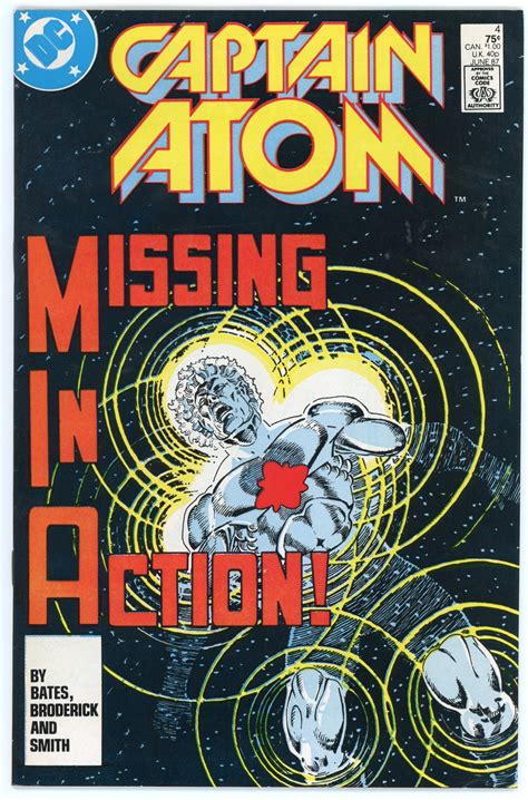 Captain Atom 4 Nm 92 Dc 1987 Copper Age Comic Books Copper Age