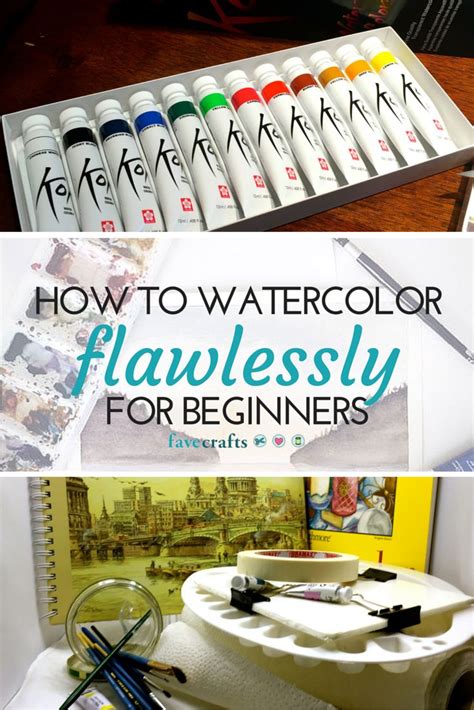 How To Watercolor Flawlessly For Beginners Watercolour Tutorials