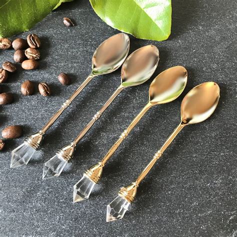 Set Of Two Mini Tea Spoons Gift By Natural Gift Store | notonthehighstreet.com