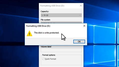 this disk is write protected حل مشكلة