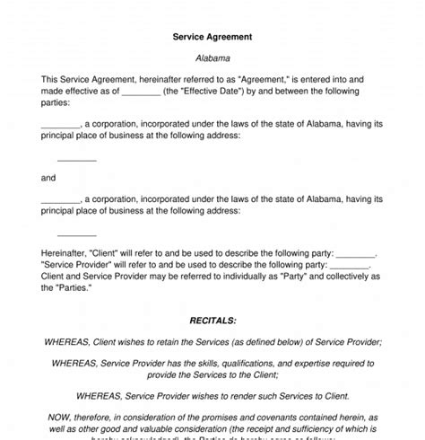 There is no hard rule on this as the law doesn't state, however conventionally it is the tenant who will bear the cost of stamping fee, but some (more desperate). 44 PDF AGREEMENT TEMPLATE FOR SERVICES FREE PRINTABLE ...