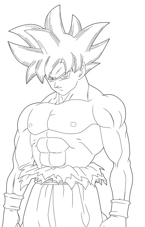 Cabba, dragon ball super character. Goku - Limit Breaker (Lineart) by VictorMontecinos on ...