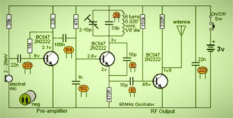 3 Transistor 100 Mreter Fm Transmitter Circuit Soldering