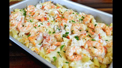 Lobster Crab And Shrimp Baked Macaroni And Cheese Recipe