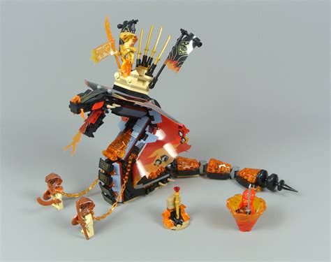 Lego Ninjago Aspheera Golden Pyro Viper Fire Snake Minifig 70674 In