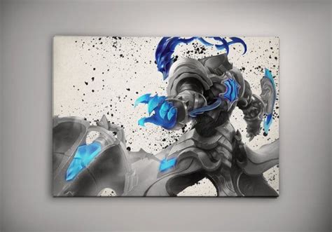 Thresh League Of Legends Lol Game Watercolor Print Poster 1170 X 16