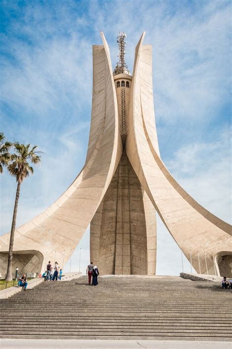 Alger Maqam Echahid Ou Mémorial Du Martyr Algérie Paysage