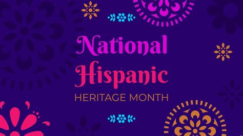 National Hispanic Heritage Month Background In Psd Illustrator Pdf