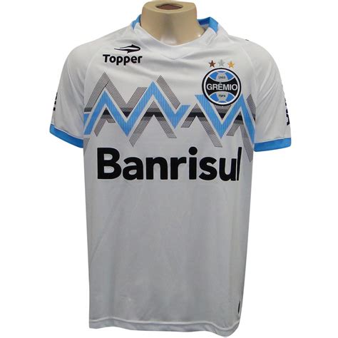 ✓ a devolução e a troca é por nossa conta. Camisa Gremio Topper 2014 C9004M - Branco - Chuteira Nike ...