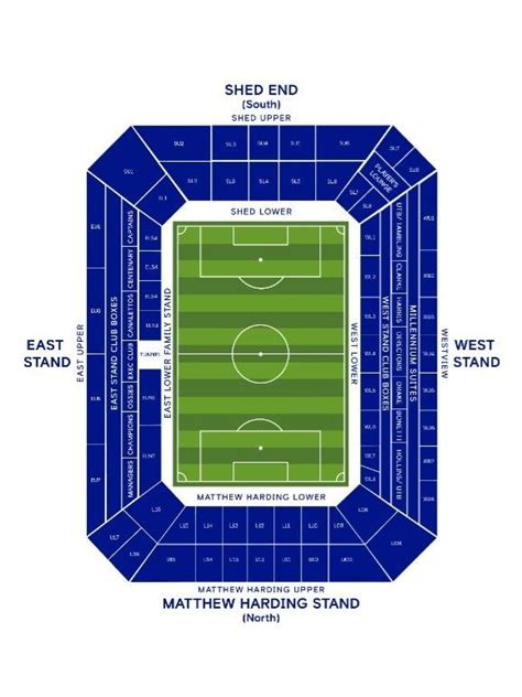 Stamford Bridge Official Seating Plan