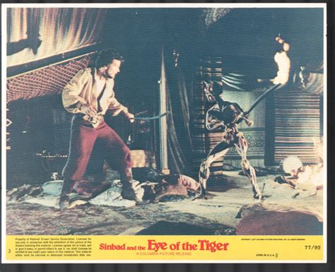 Sinbad And The Eye Of The Tiger 8x10 Color Movie Still Patrick Wayne