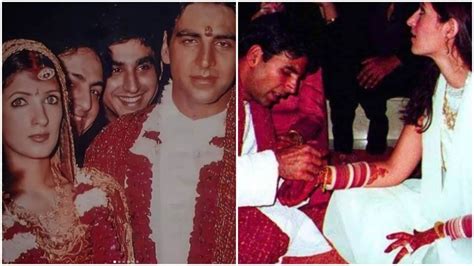 akshay kumar and twinkle khanna s low key wedding pics surface online after 20 years of marriage