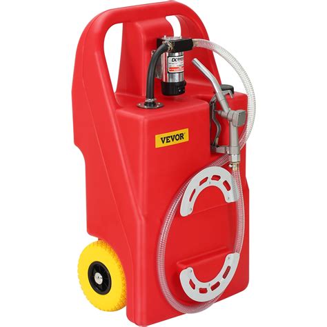 Vevor Fuel Caddy 32 Gallon Portable Fuel Storage Tank On Wheels With