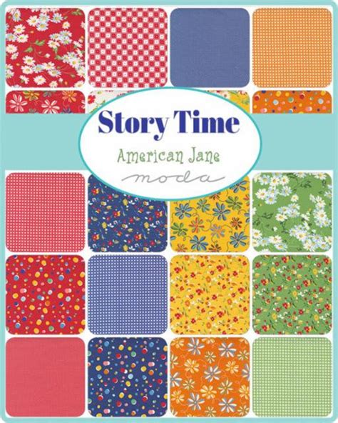 Story Time Mini Charm Pack By American Jane For Moda Fabrics Etsy
