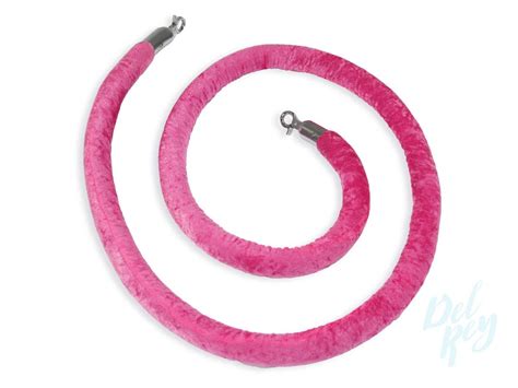 Pink Velvet Stanchion Rope 6 Ft The Party Rentals Resource Company