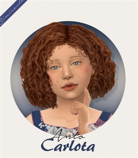 Anto Carlota Hair Kids Version At Simiracle Sims 4 Updates