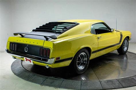 1970 Ford Mustang Boss 302 Boss 302 302 V8 Manual 4 Speed Coupe Yellow