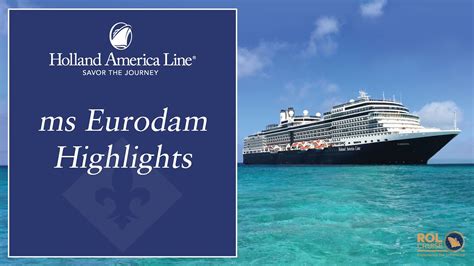 Holland America Lines Ms Eurodam Highlights Cruise Ship Tour Rol