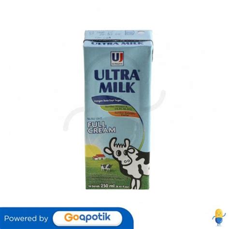 Ultra Susu Uht Full Cream 250 Ml Tetrapack Kegunaan Efek Samping