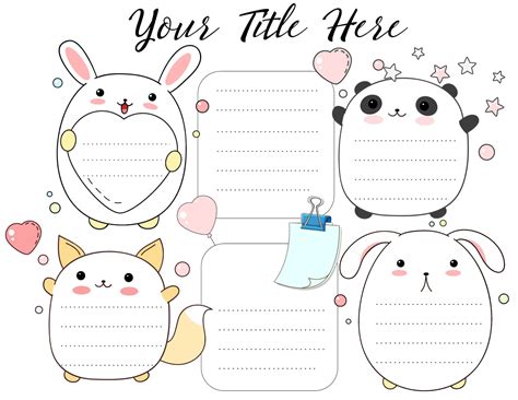 Free Adorable Diy Cute Planners And Planner Stickers