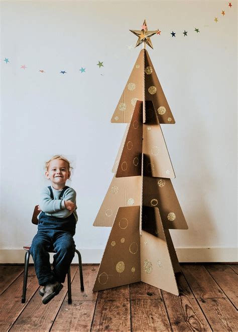 How To Make A Large Cardboard Christmas Tree