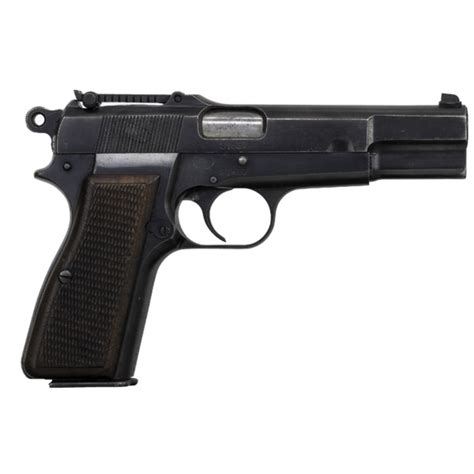 Wwii Nazi Marked Browning Hi Power Semi Auto Pistol Auctions And Price