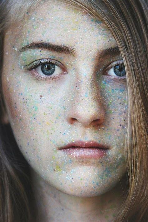 Emilylphotography Splatter Paint Face Portrait Face Painting