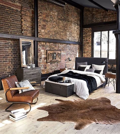 41 Wonderful Industrial Style Bedroom Design Ideas That Looks Elegant#