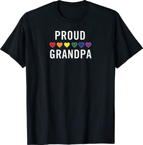 proud gay grandpa lgbqt grandfather gay pride t shirt men buy t shirt designs