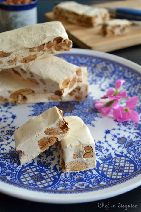 Soft and chewy handcrafted nougats are filled with sweet peppermint flavor. Homemade nougat | Sweet meat, Sweet recipes, Sweet snacks