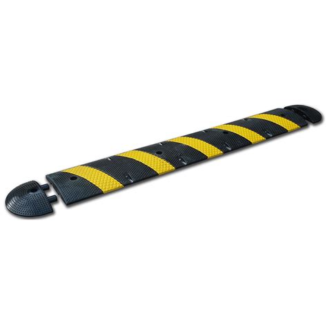 6ft Rubber Speed Bump Traffic Safety Zone Speed Control