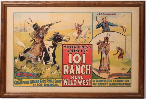 Framed 101 Ranch Real Wild West Poster 152172