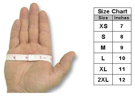 Here you can measure the length of your hand to get the right size of gloves. Glove Size Chart | Saf-T-Glove