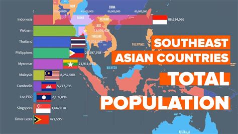 south asia population map