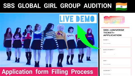 How To Apply For Sbs Global Girl Group Audition Universe Ticket 2023
