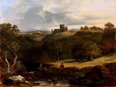 Craigmillar Castle Painting John Thomson Oil Paintings