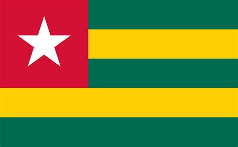 Set Complet Drapeau Togo Country Flags