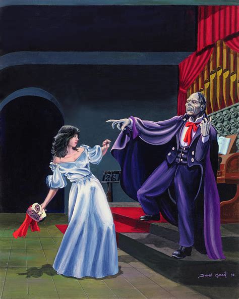 Phantom Of The Opera Painting By David Grant Pixels