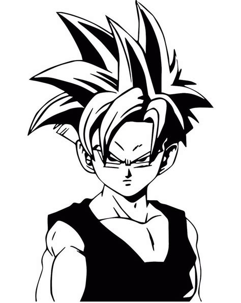 Find high quality dragon ball z clip art, all png clipart images with transparent backgroud can be download for free! Dragon Ball Z Super Saiyan Gohan - Black Pearl Custom Vinyls