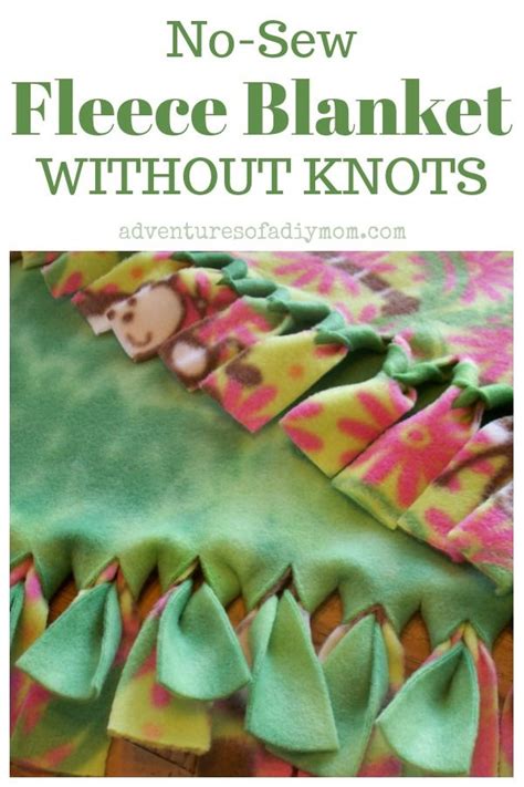 How To Make A No Sew Fleece Blanket Without Knots Fleece Blanket Diy