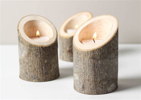 21 DIY Wooden Candle Holders To Add Rustic Charm This Fall